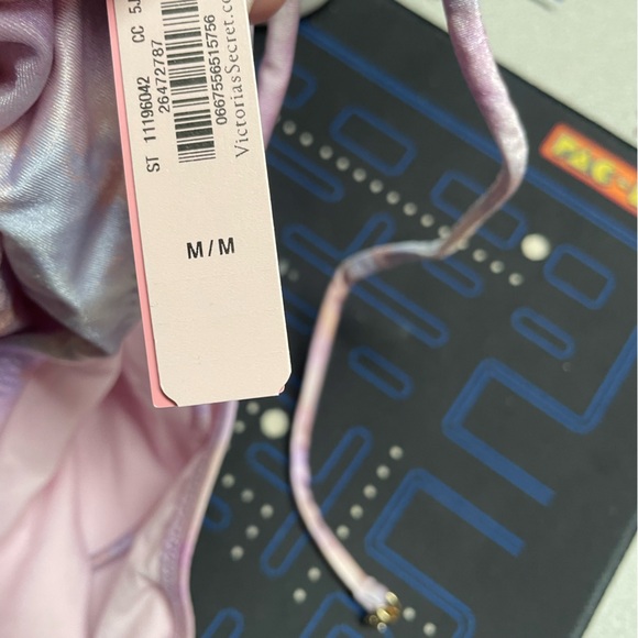 Victoria’s Secret Lilac Cotton Candy Side Tie High Waisted Bikini Bottom, M - Picture 2 of 6